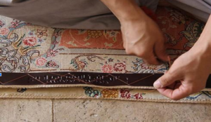 لفافه دوزی ریشه فرش